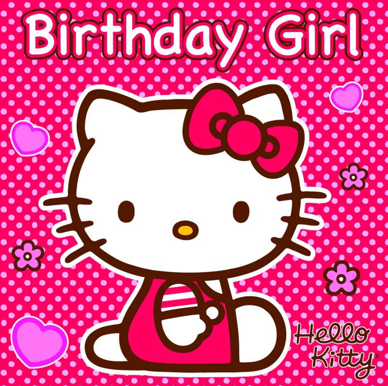 Graphics Gillter Kitty Happy Birthday Www Gambar