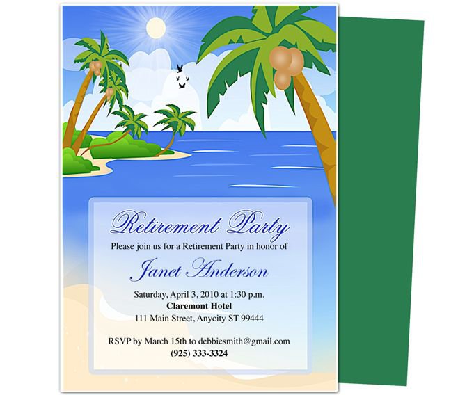 Retirement Party Flyer Templates