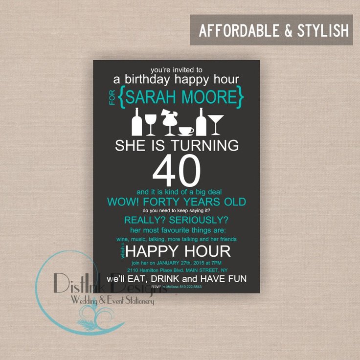  Happy Birthday Invitation Wording 