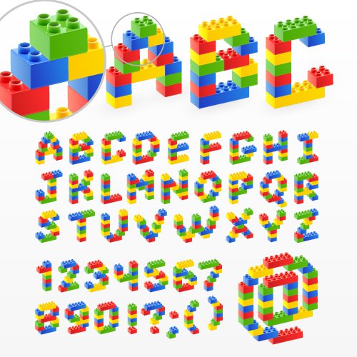 Lego Letters Font Printable