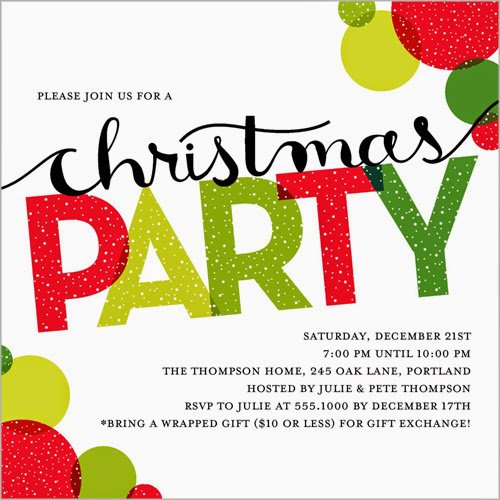 Funny Christmas Invitations