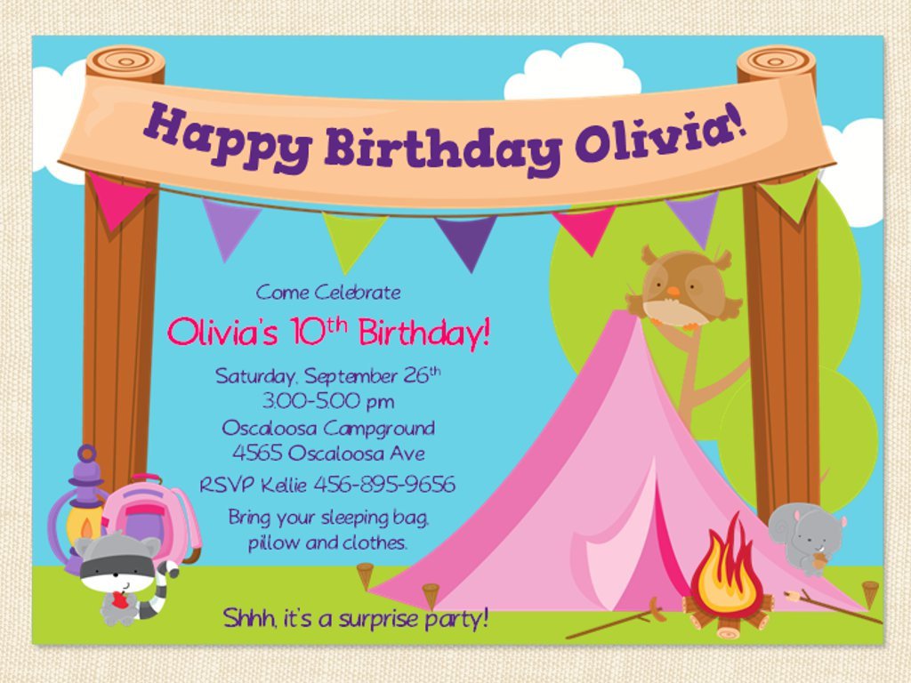 Free Birthday Party Invitation Templates For Mac
