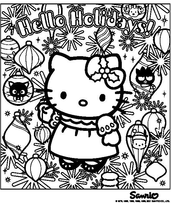 Free Printable Hello Kitty 1st Birthday Invitations