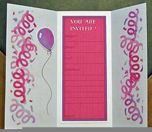 Free Printable Invitation Birthday Cards For Girls 2018