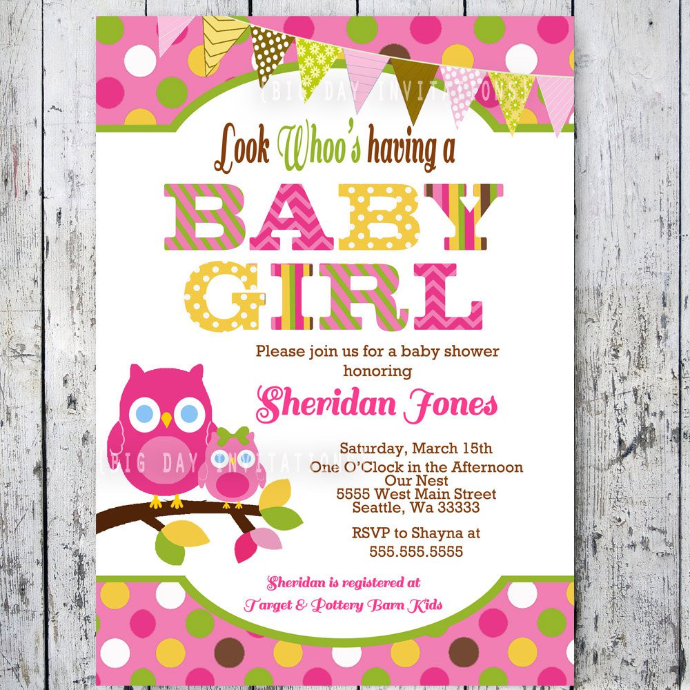 Free Printable Baby Invitations Templates