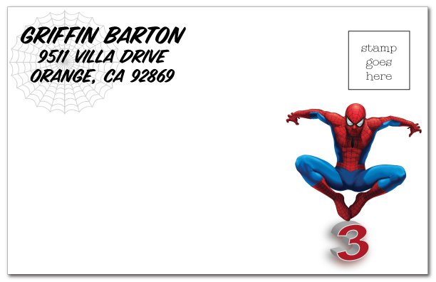 Free Printable Spiderman Invitation Card 2018