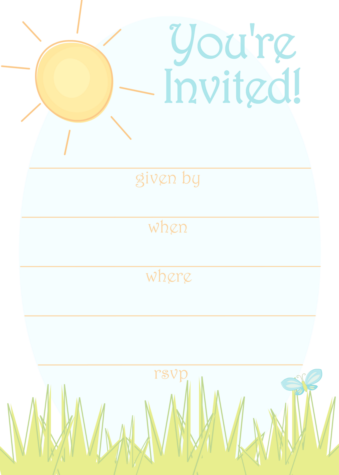 Free Printable Summer Party Invitation Templates