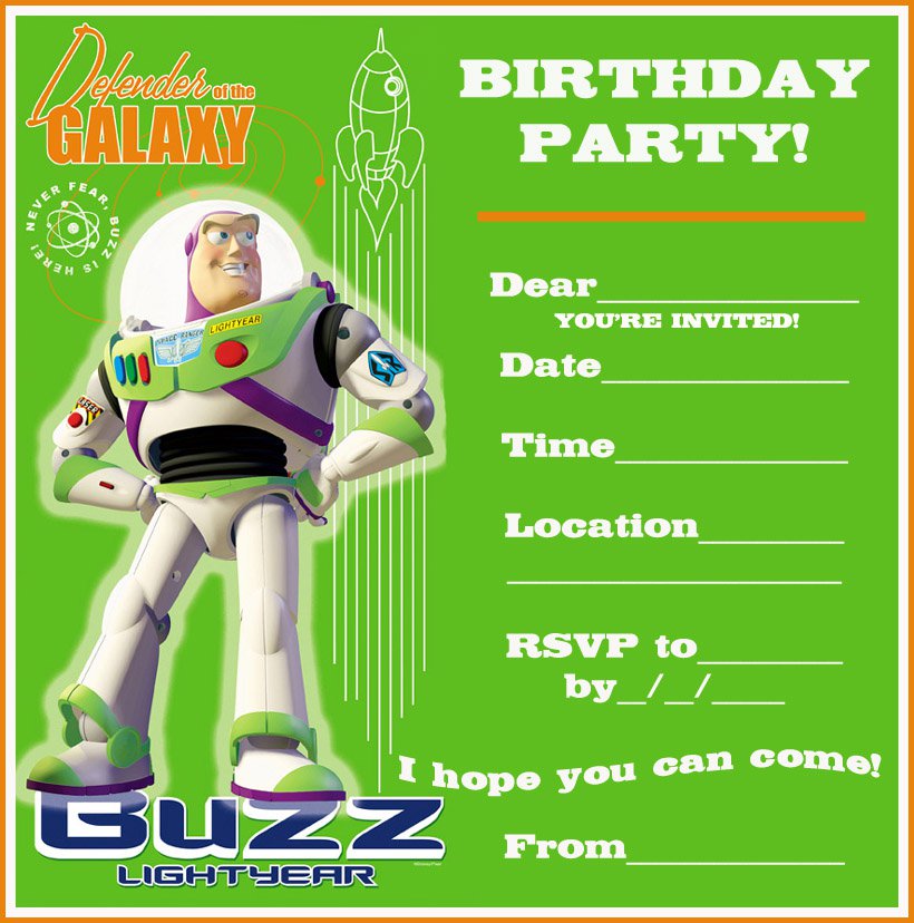 Party Invitations Free Printable For Kids 2018
