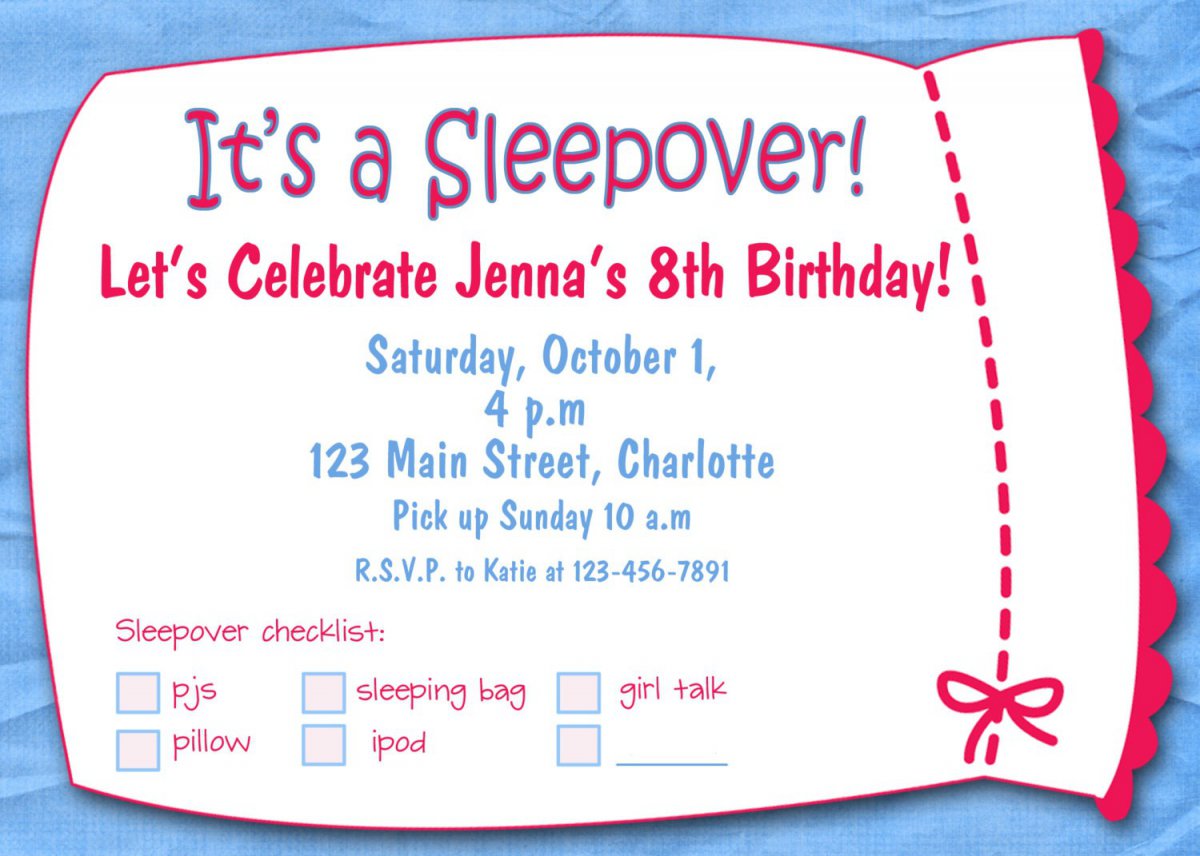 Printable Birthday Party Invitation Ideas