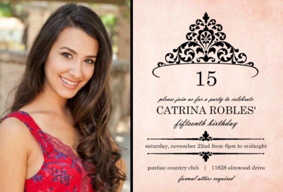 Quinceanera Printable Party Invitations 2018