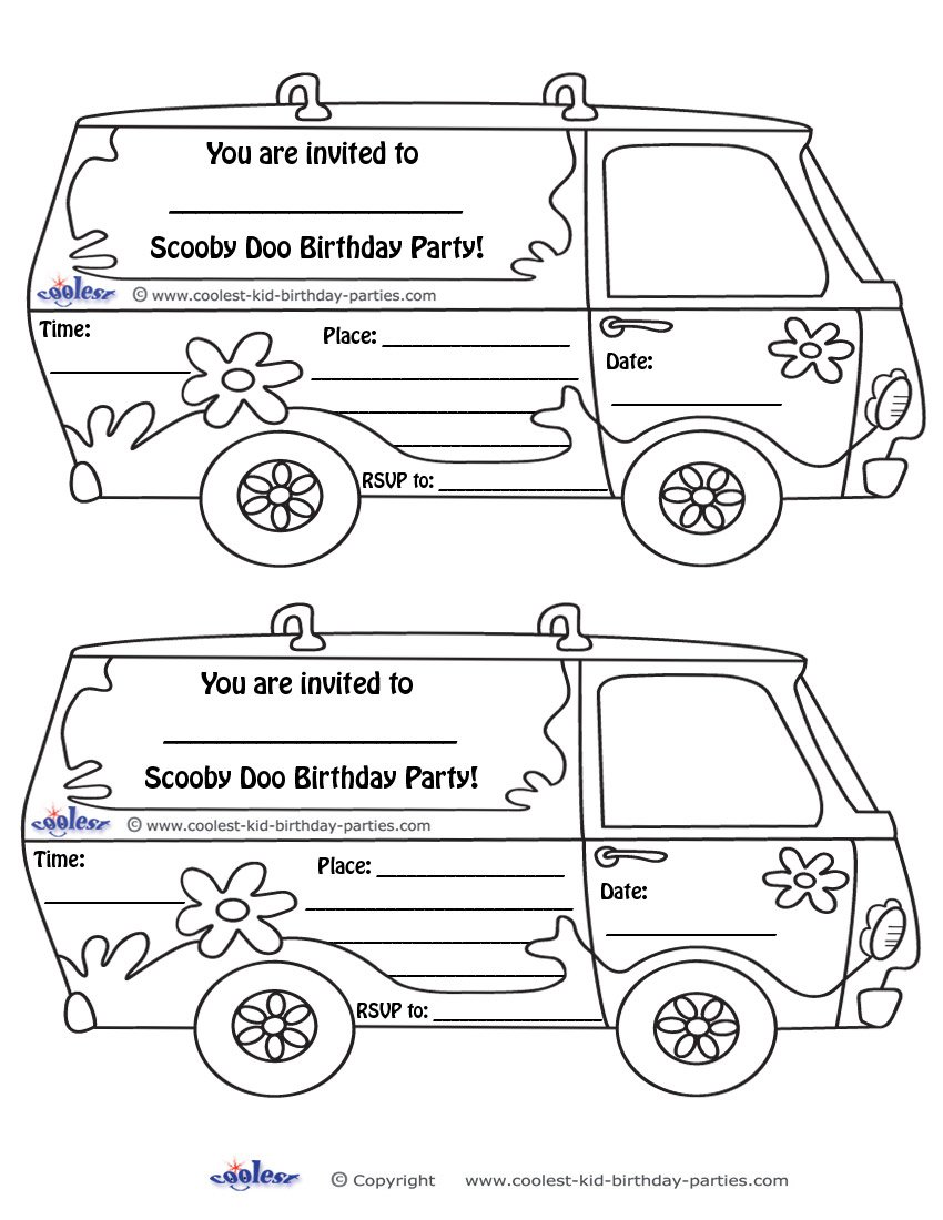 Free Scooby Doo Party Printables