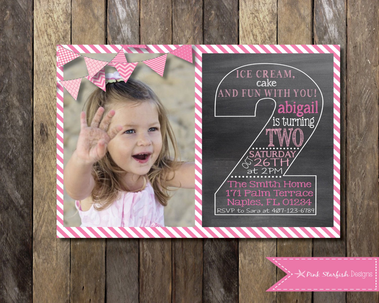 2nd Birthday Invitations For Girls Invitation Design Blog