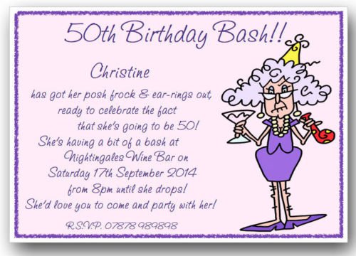 60 Birthday Party Invitations Wording