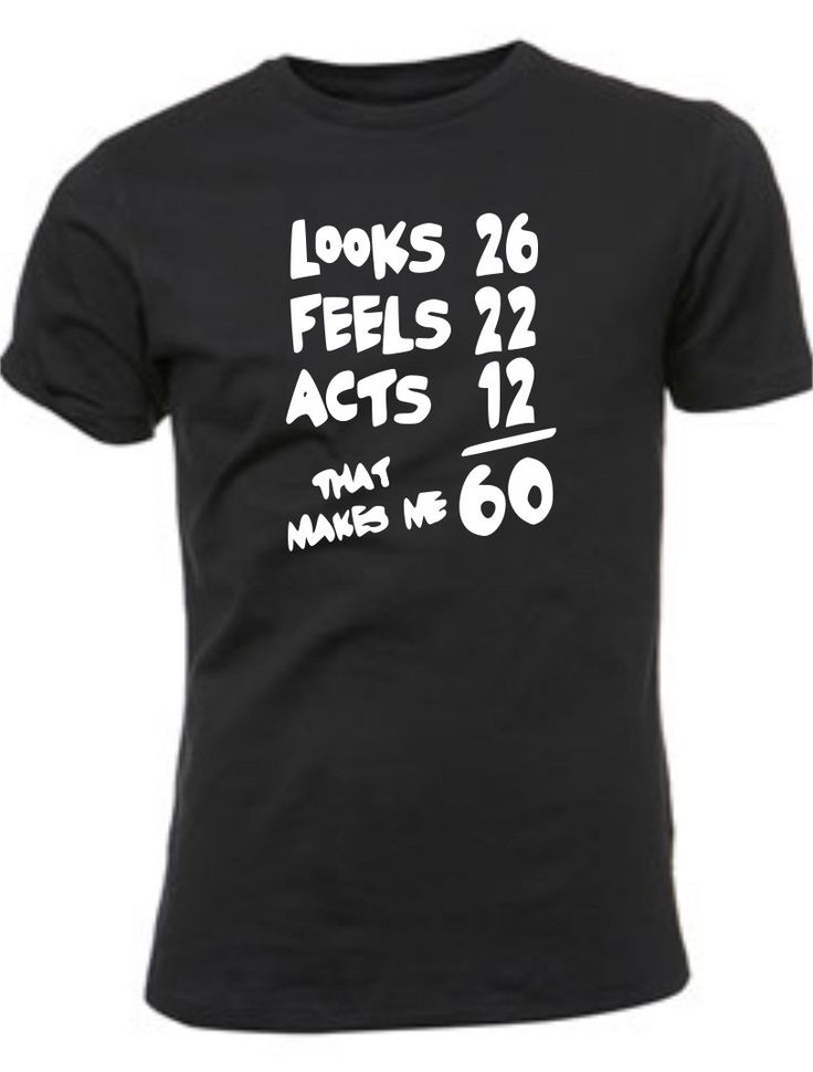 60th Birthday T-shirt Ideas