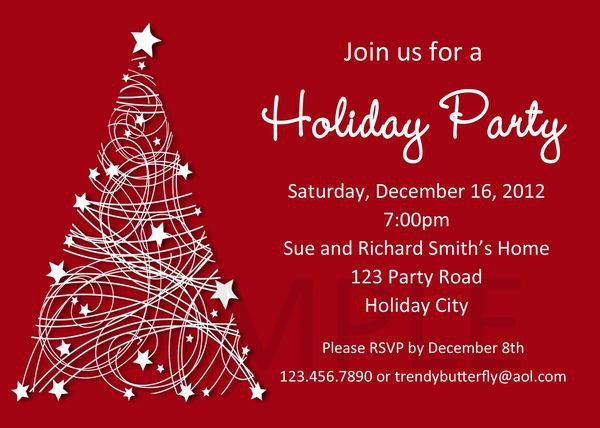 Corporate Christmas Party Invitations Free Templates 10