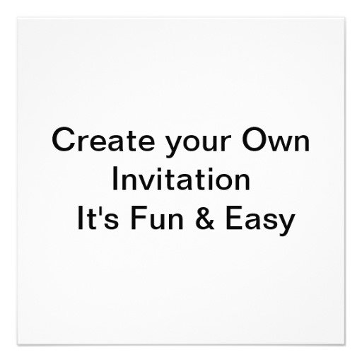Create Own R Ninvitations For Free