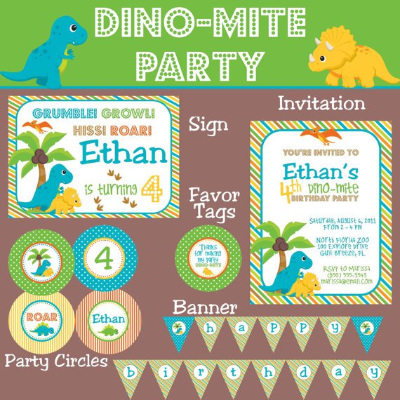 Dinosaur Party Printables Free