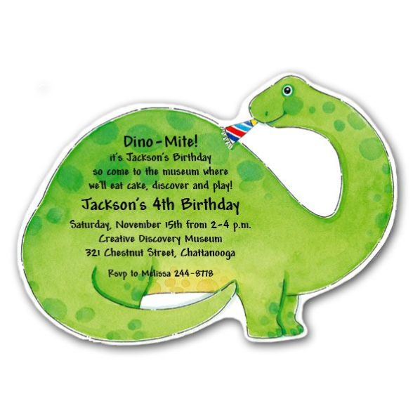 Dinosaur Party Template Free