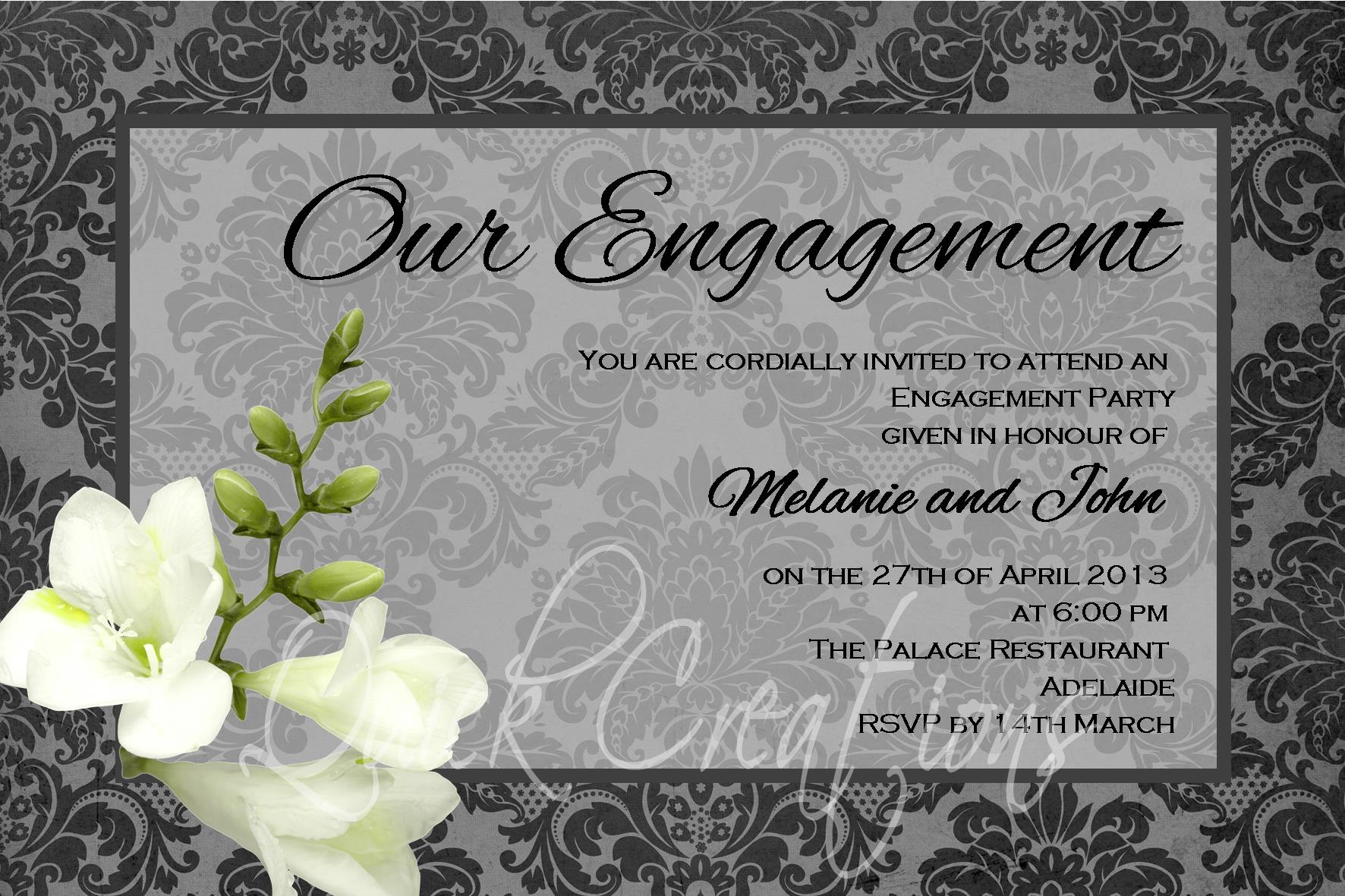Engagement Invitations