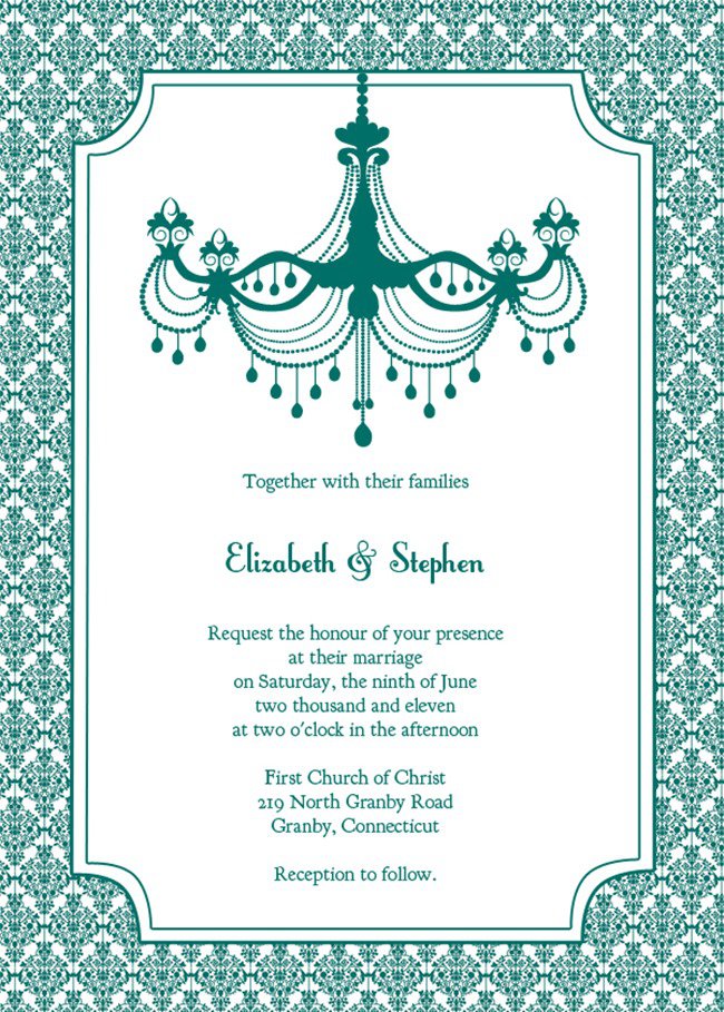 Free Printable Country Wedding Invitations