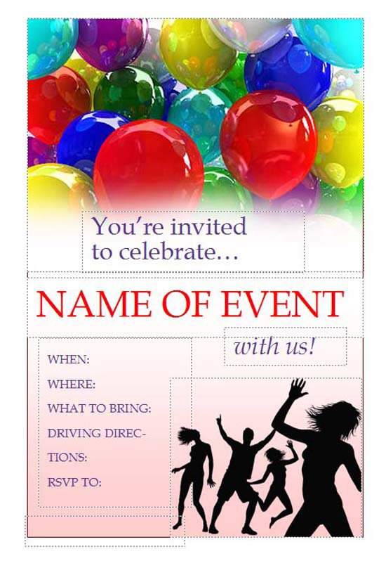 Free Printable Party Flyers Invitation Design Blog