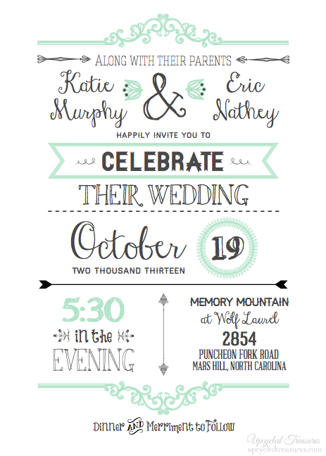 Printable Western Wedding Invitation Templates Invitation Design Blog