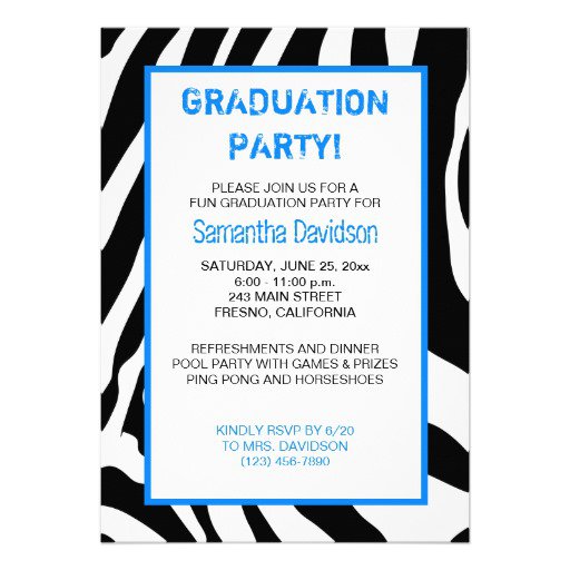 Graduation Party Invitation Wording