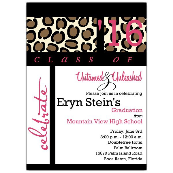 Leopard Print Invitations And Cards