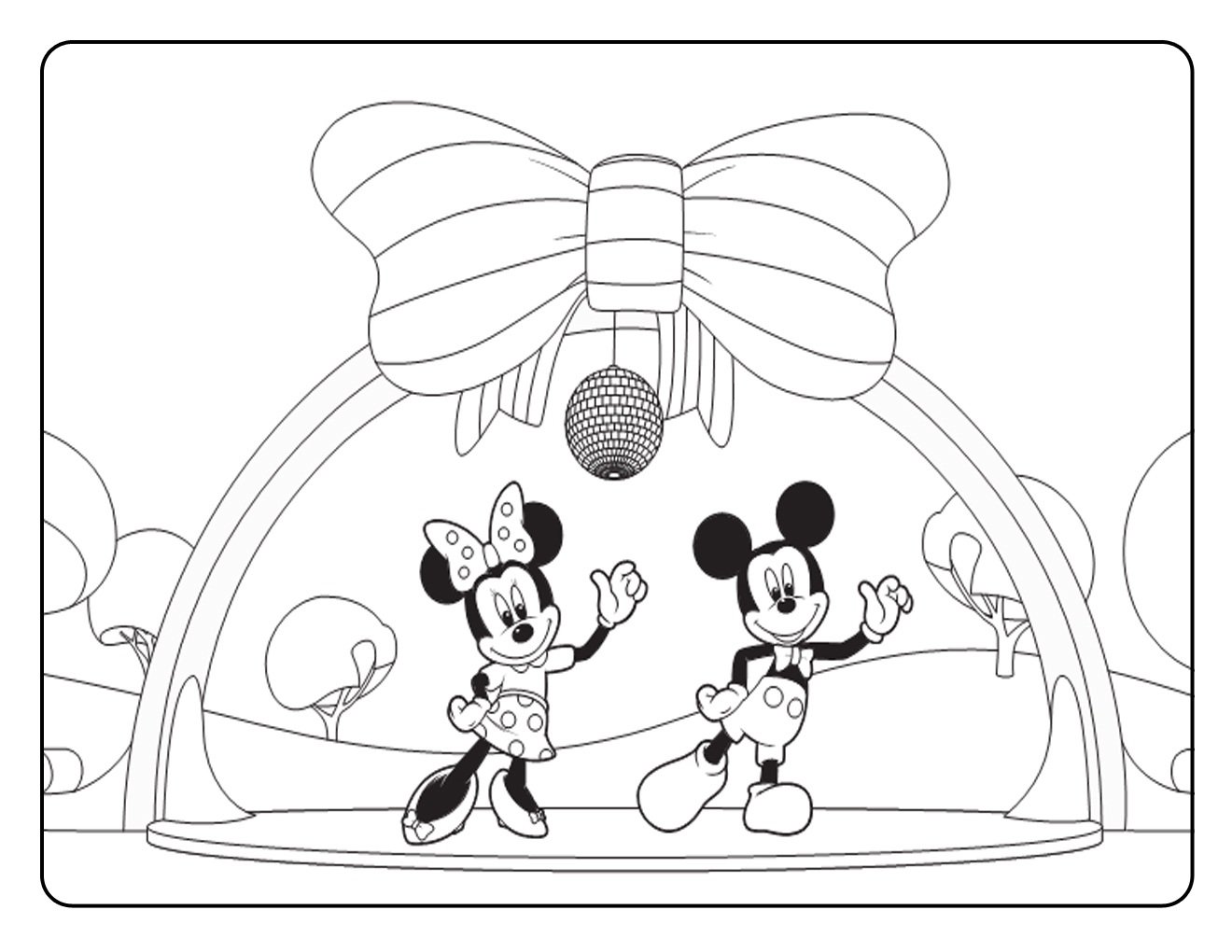 Mickey Mouse Clubhouse Coloring Pages Free Printable
