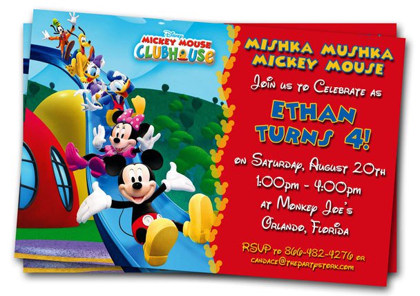 Mickey Mouse Clubhouse Invitation