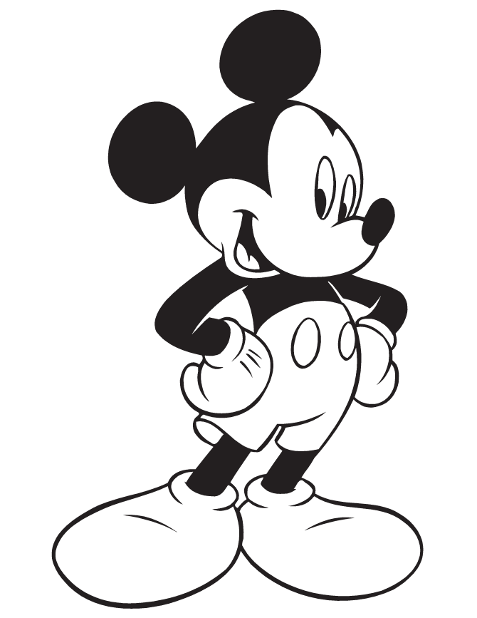 Mickey Mouse Pictures To Print And Colour