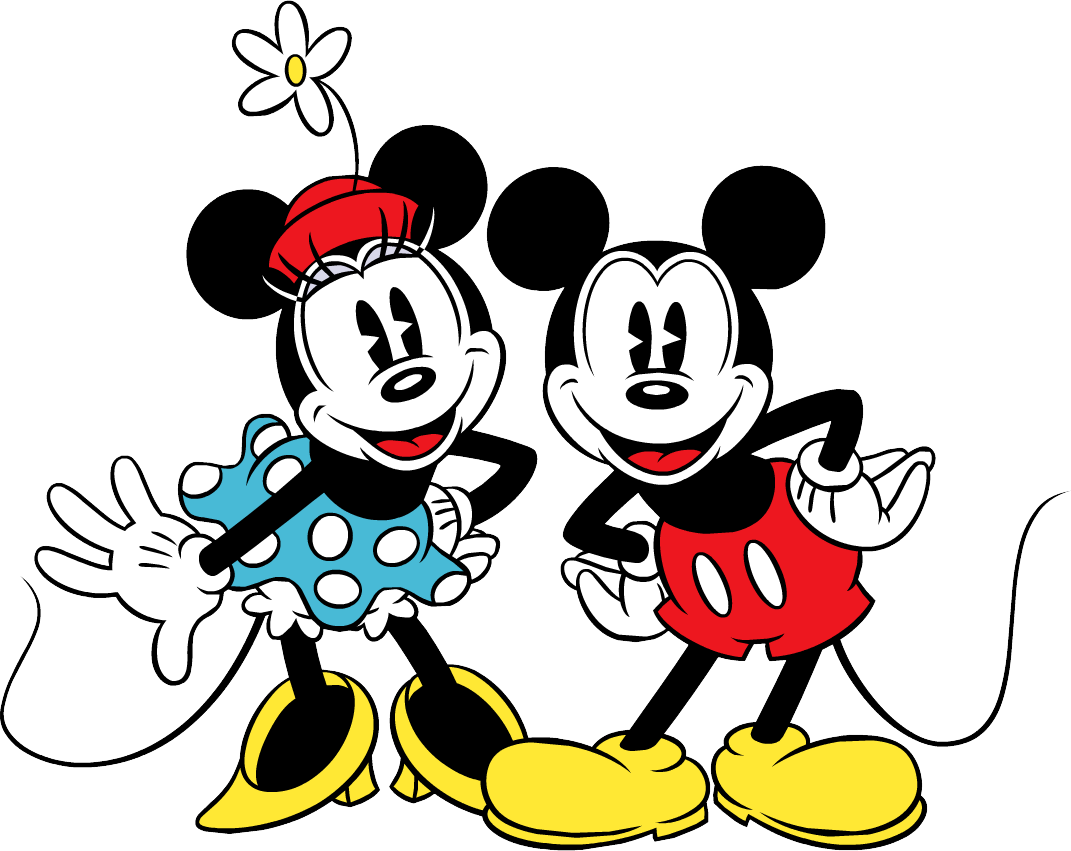 Mickey Mouse Playing Football Clipart
