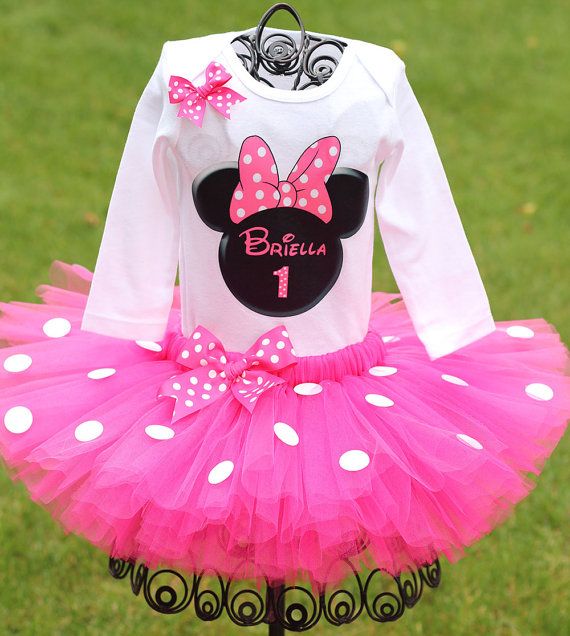 Minnie Mouse 1st Birthday Outfit