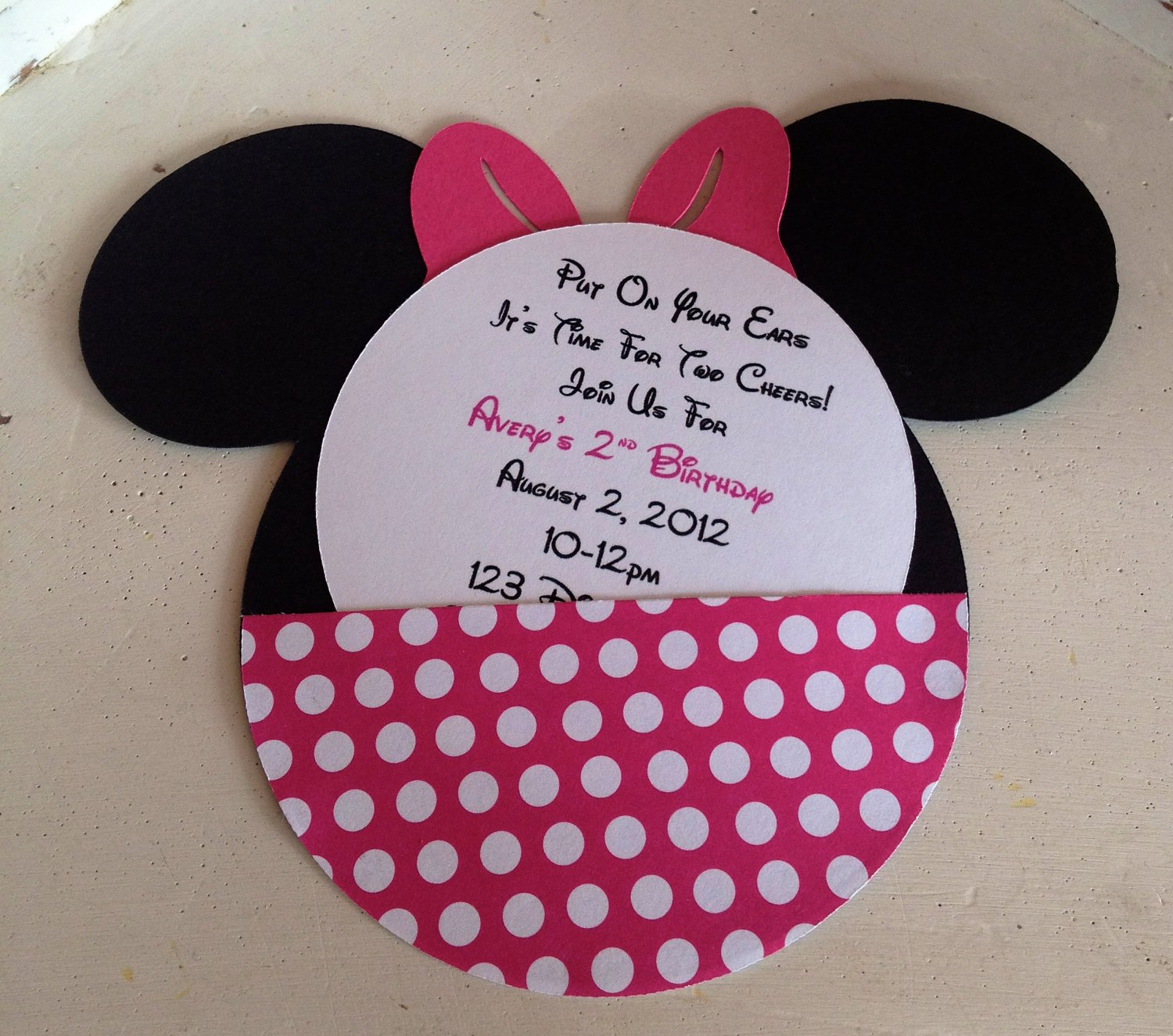 Minnie Mouse Invitation Templates Printable