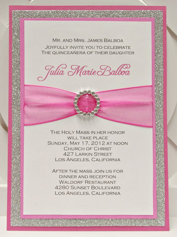 Pink Quince Invitations Ideas
