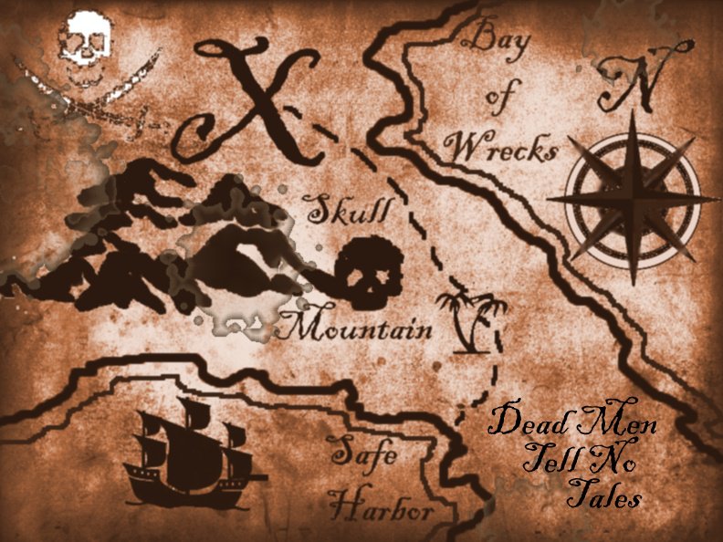Pirate Map Template Printable Free