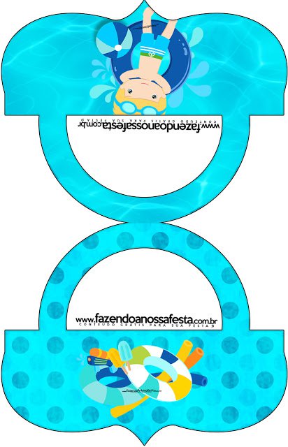 Pool Party Free Printable Labels