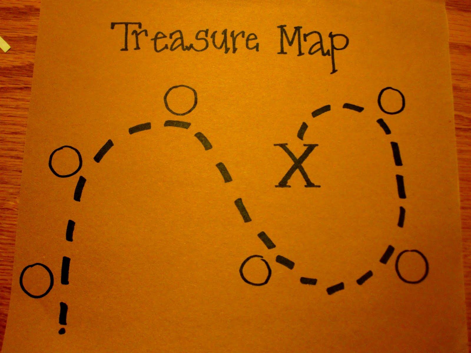 preschool treasure map printable