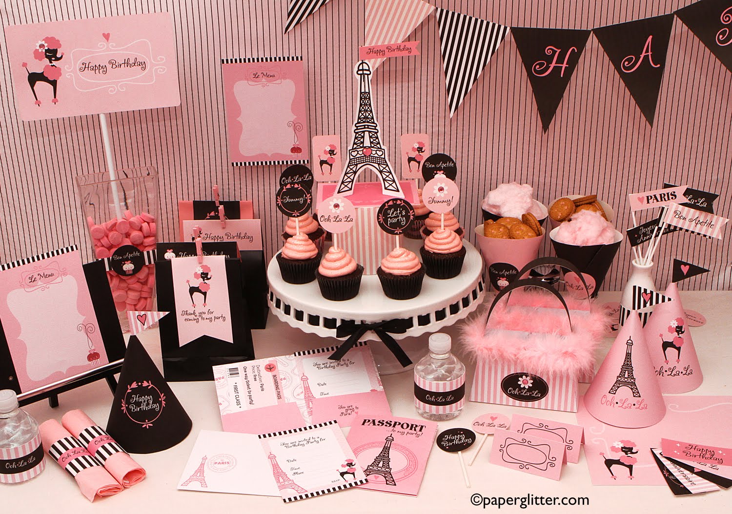 Printable Party Decorations For Girls