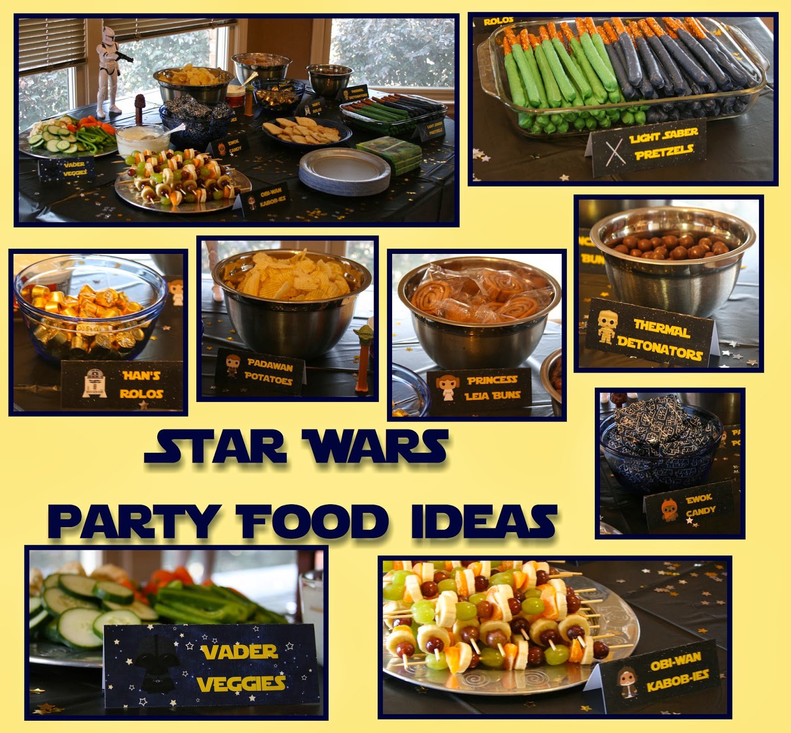 Star Wars Birthday Food Ideas Invitation Design Blog