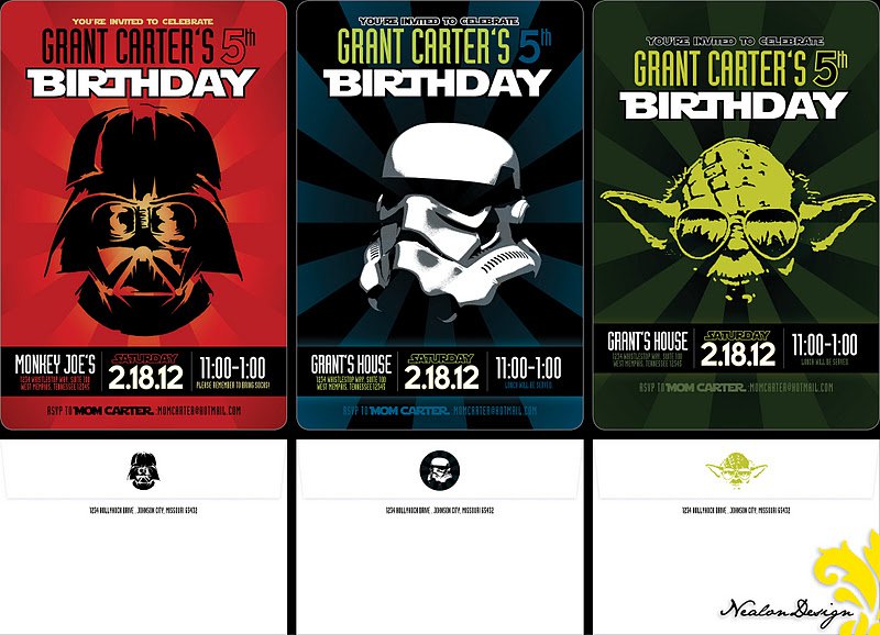 Star Wars Birthday Party Invitations Template Free