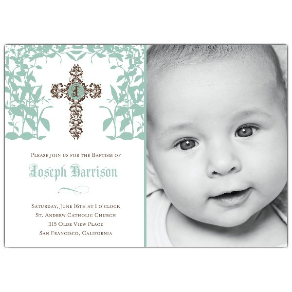 Blank Invitation Templates For Baptism Invitation Design Blog