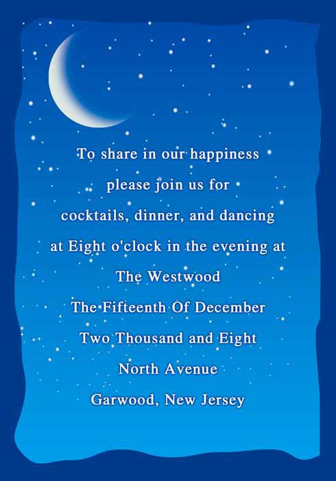 Blue Moon Invitations