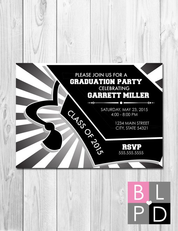 Class Of 2015 Graduation Party Invitations