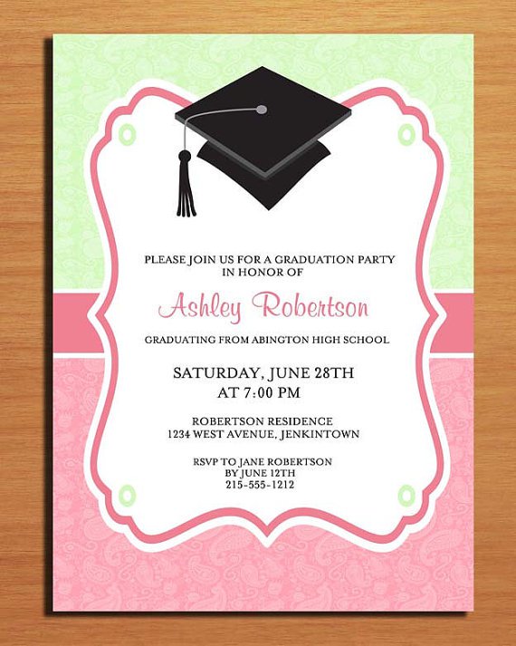 College Graduation Party Invitations Wording