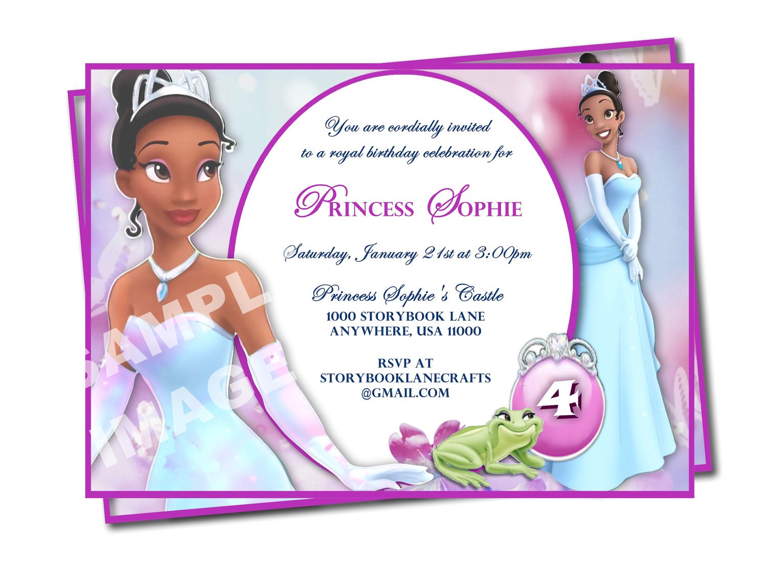 Disney Princess Birthday Invitation Templates Invitation Design Blog