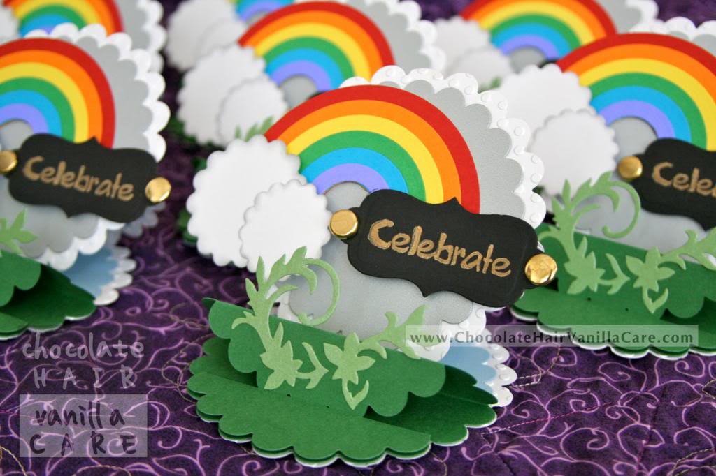 Diy Rainbow Birthday Invitations
