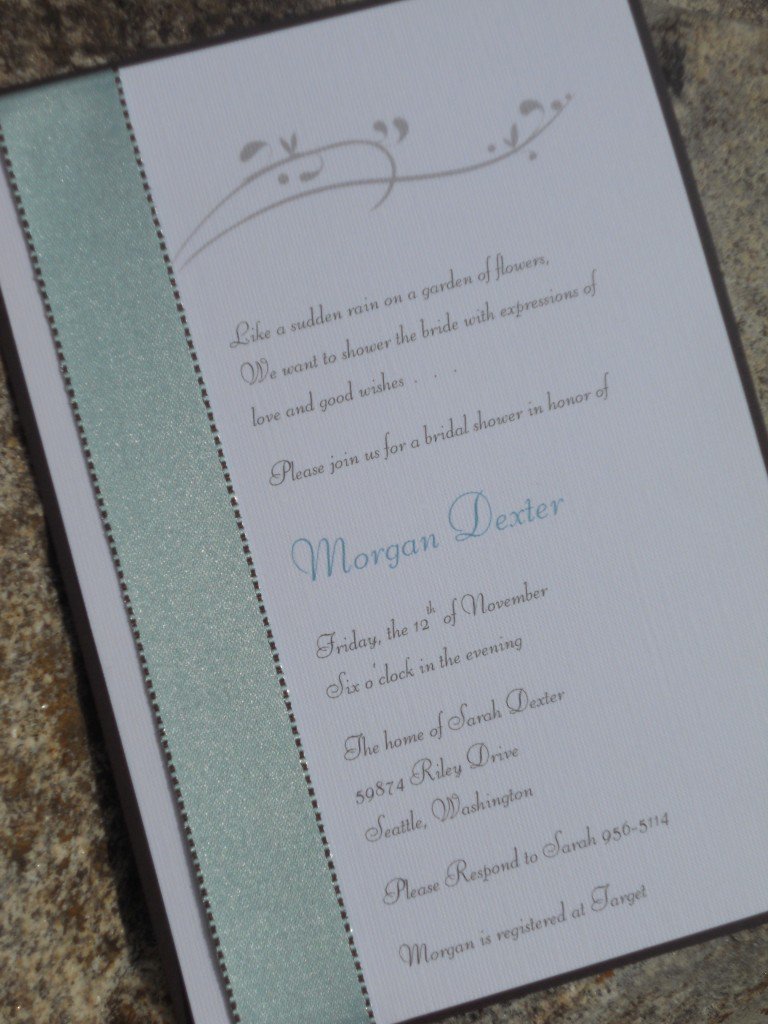 Easy Homemade Wedding Invitations