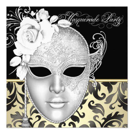 Elegant Masquerade Invitations