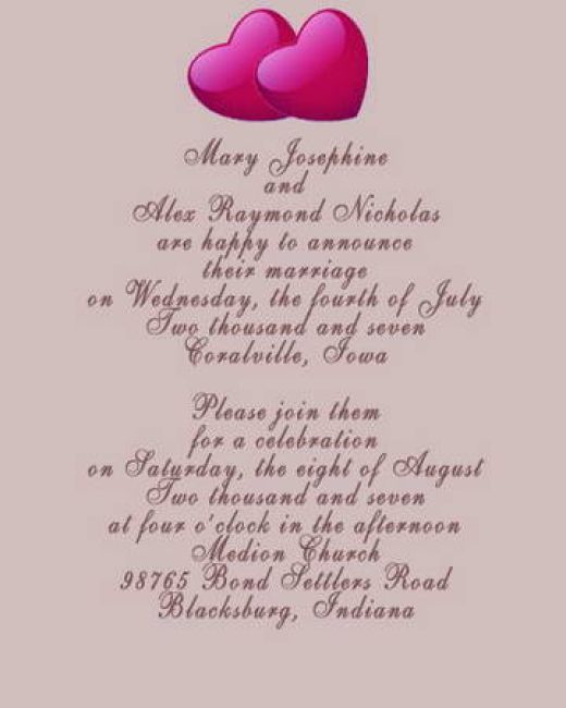 Indian Wedding Reception Invitations Wording